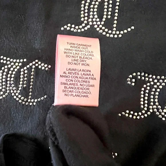 NWT JUICY COUTURE Bling Velour Strapy slip - Picture 3 of 4